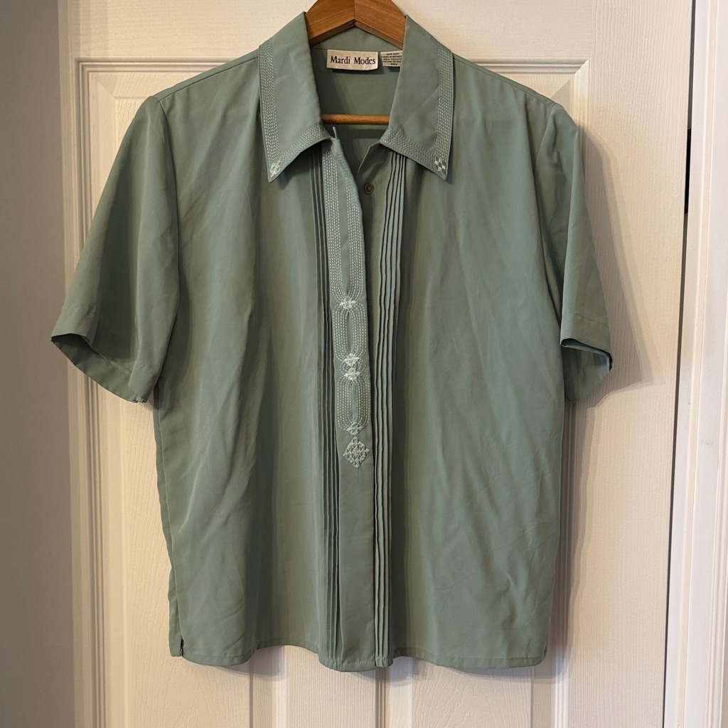 Vintage Teal Men's Shirt
